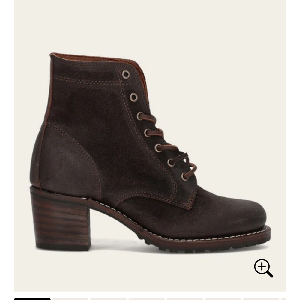 Frye Sabrina lace up Boots